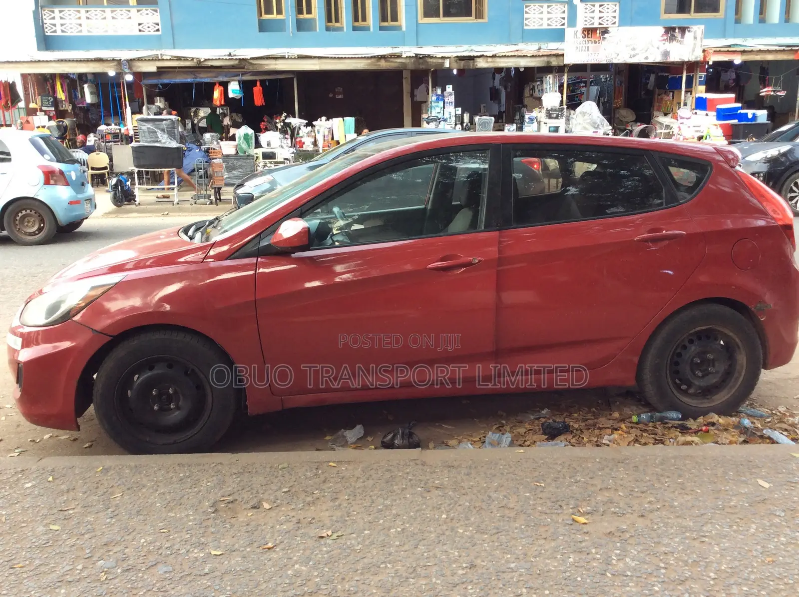 Hyundai Accent 2012 Red