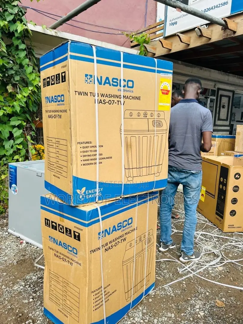 Nasco Washing Machine 7kg Tt Nas-07-Tw