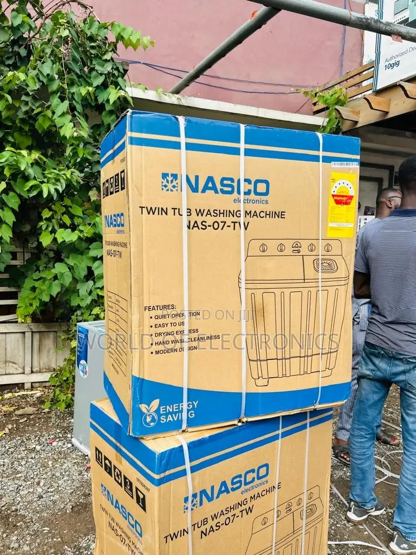 Shop the New Nasco Washing Machine 7kg Tt Nas-07-Tw Twin Tub
