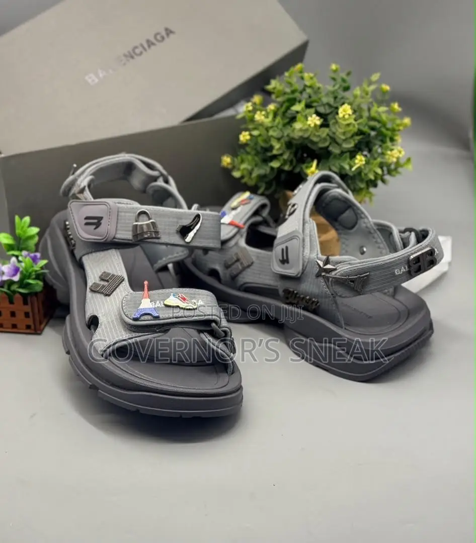 Balenciaga Tourist Pin Sports Sandals: Different Colors in Stock