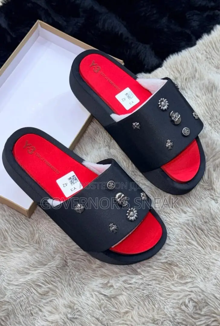 Y3 Slides Different Colors in Stock