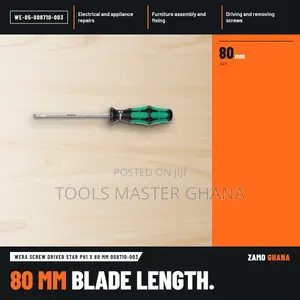 Wera Screw Driver Star Ph1 X 80 Mm 008710-003 - WE-05-008710-003