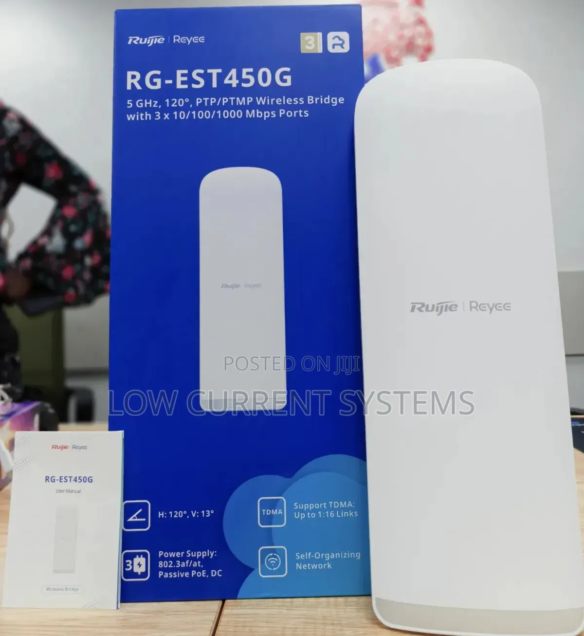 Ruijie PTMP 15 Dbi Base Station 120 Degrees Wireless Bridge Gigabyte