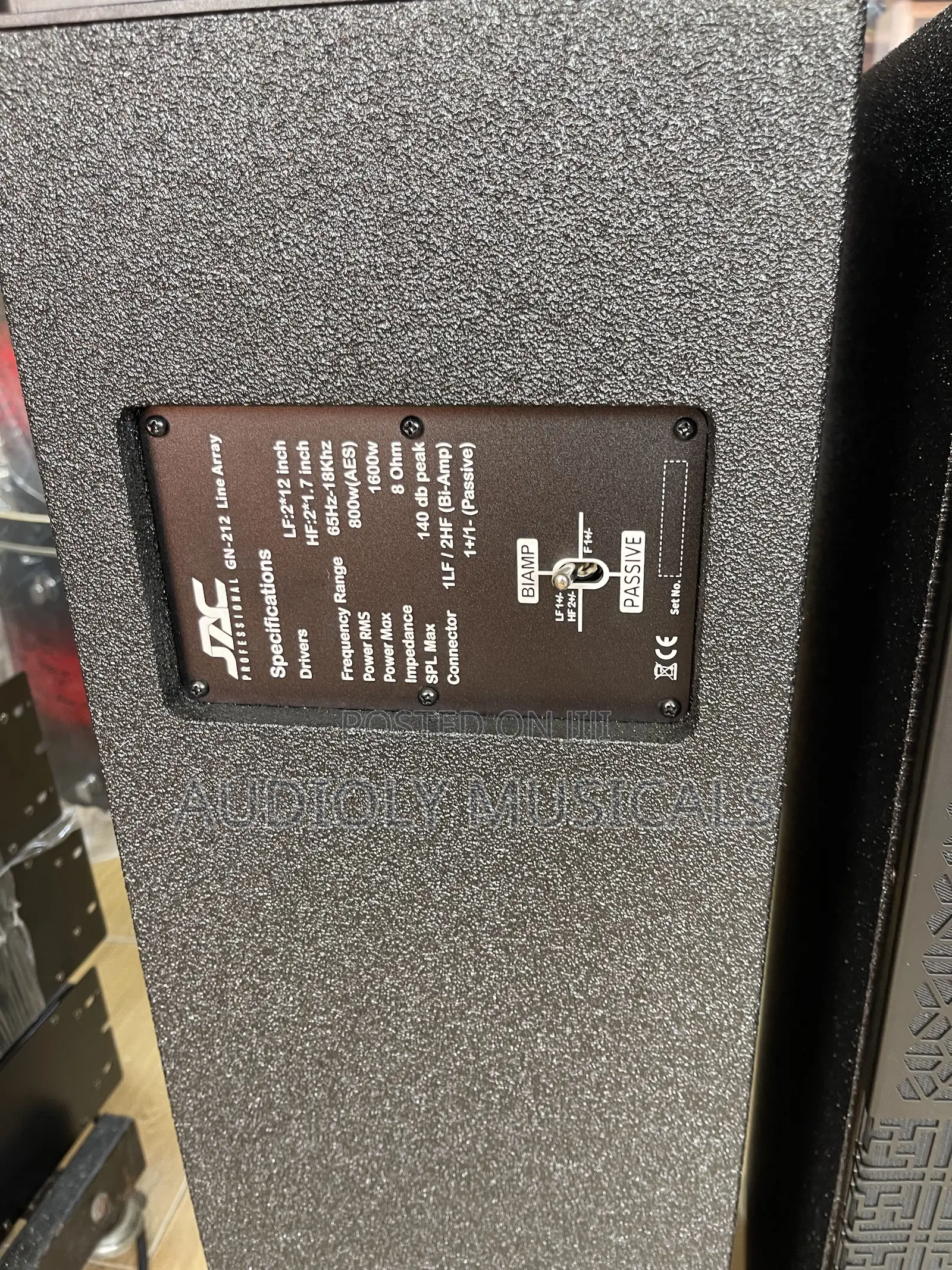12 Inches Jac 3-Way Line Arrays (Pair) 16000watt