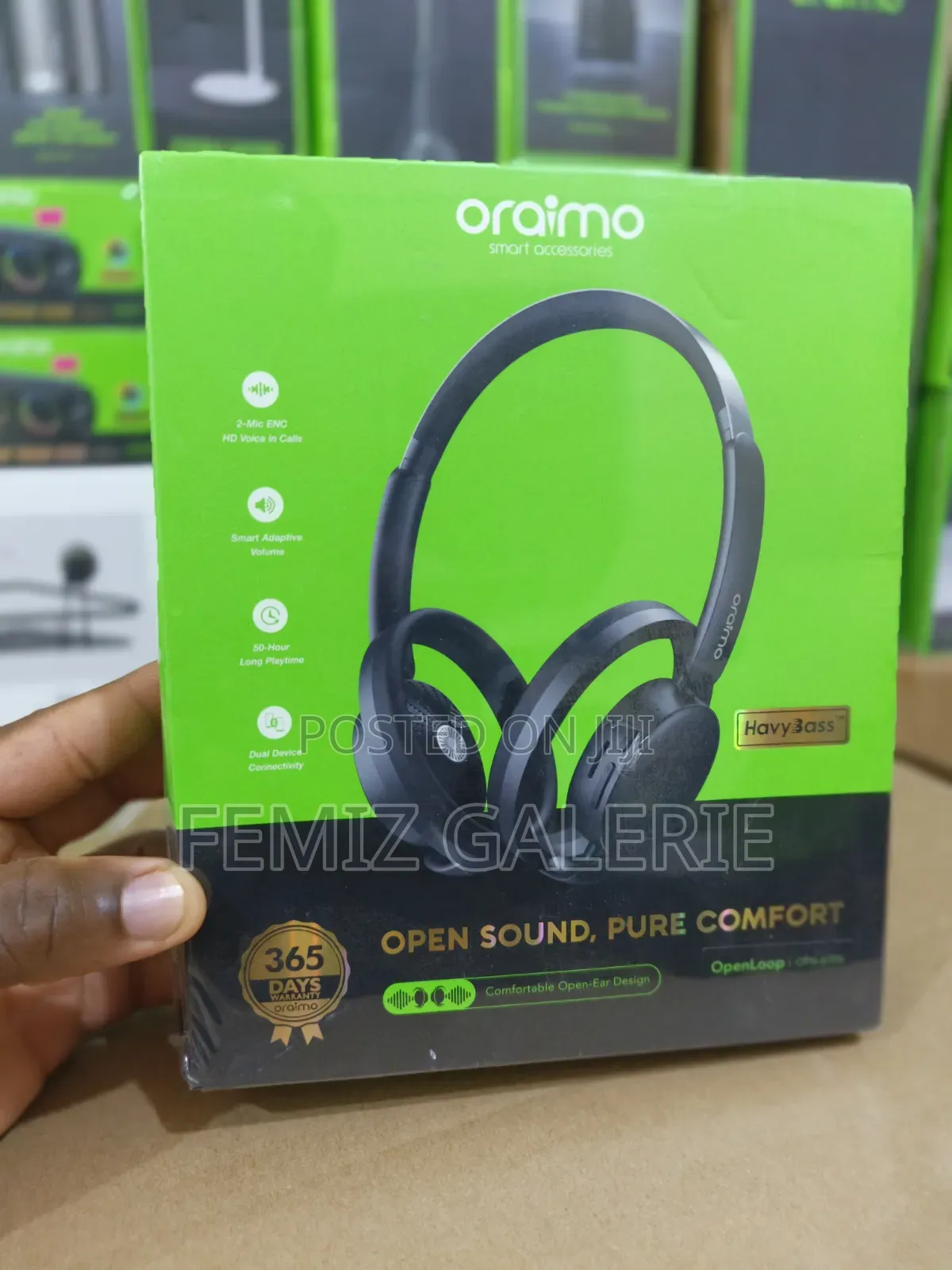 Oraimo OpenLoop Open-Ear Wireless Headphones