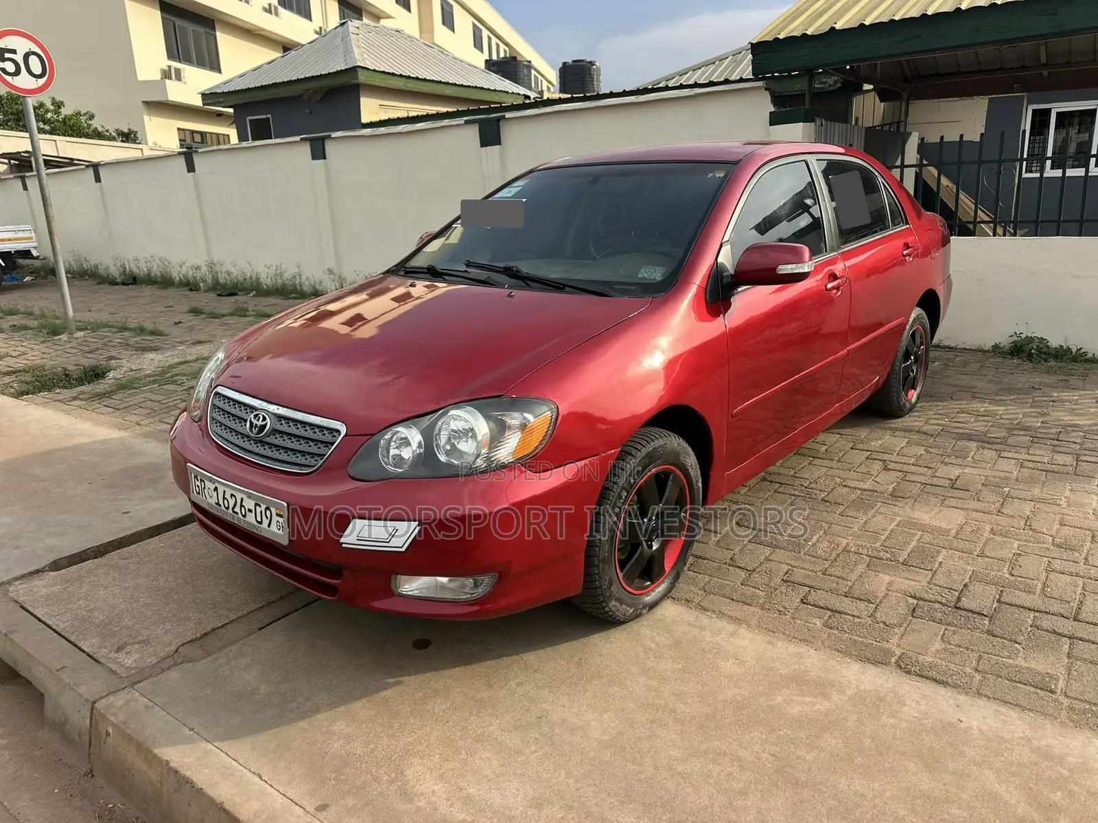 Toyota Corolla 1.8 VVTL-i TS 2007 Red
