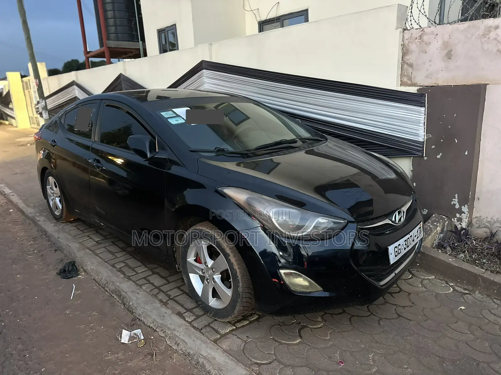 Hyundai Elantra GLS Sedan FWD (1.8L 4cyl 6M) 2013 Black
