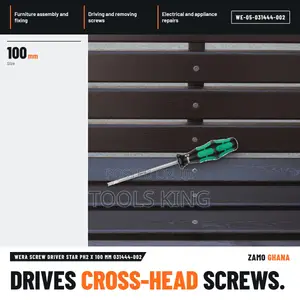 Wera Screw Driver Star Ph2 X 100 Mm 031444-002 - WE-05-031444-002
