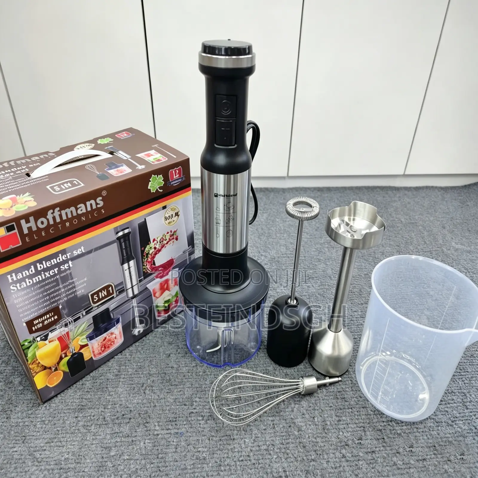 Hoffmans 5-in-1 Hand/Immersion Blender Set