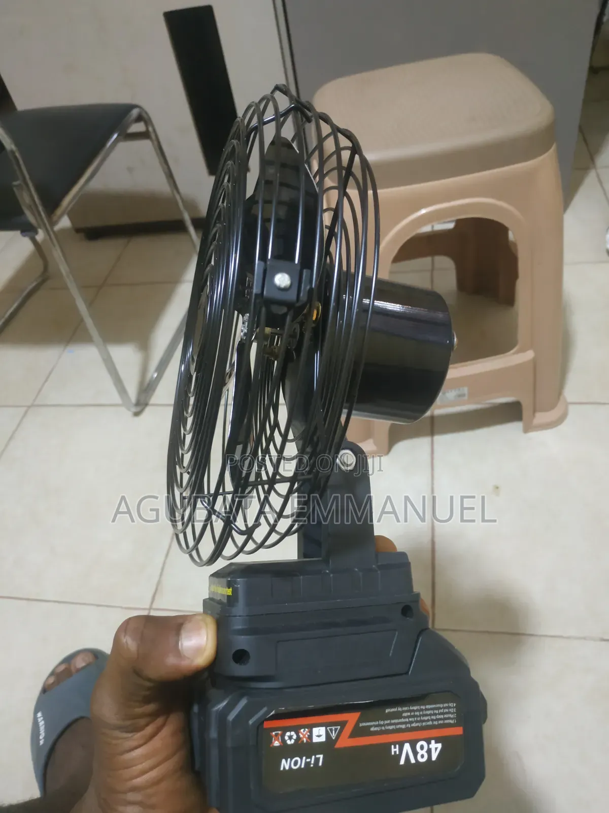 Chargeable Table Fan