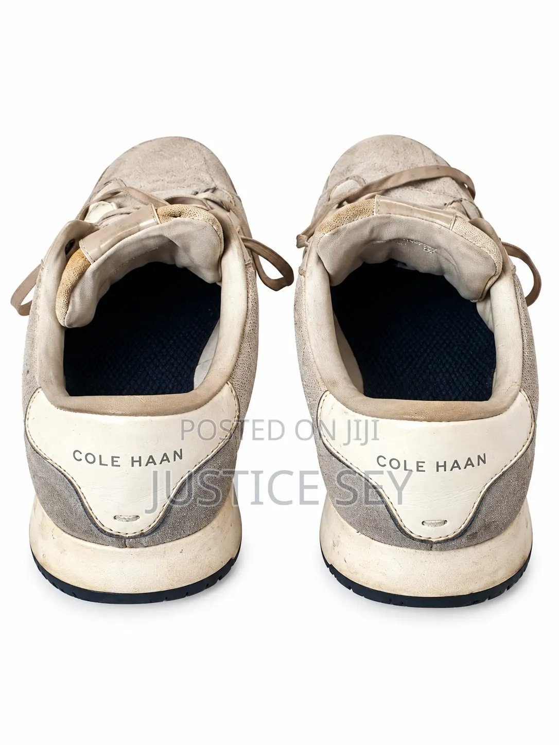 Secondhand Cole Haan Suede Low-Top Sneakers – Tan / Beige