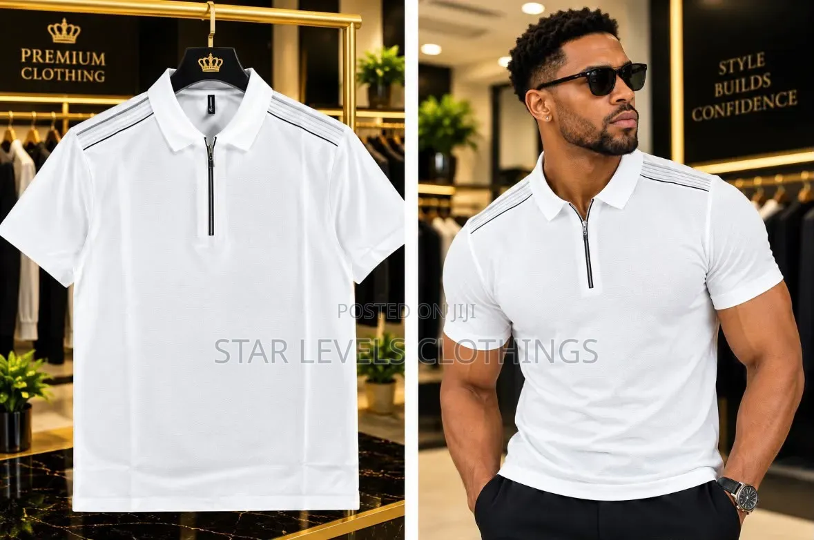 New All White Stock Club T Shirts Available for Men