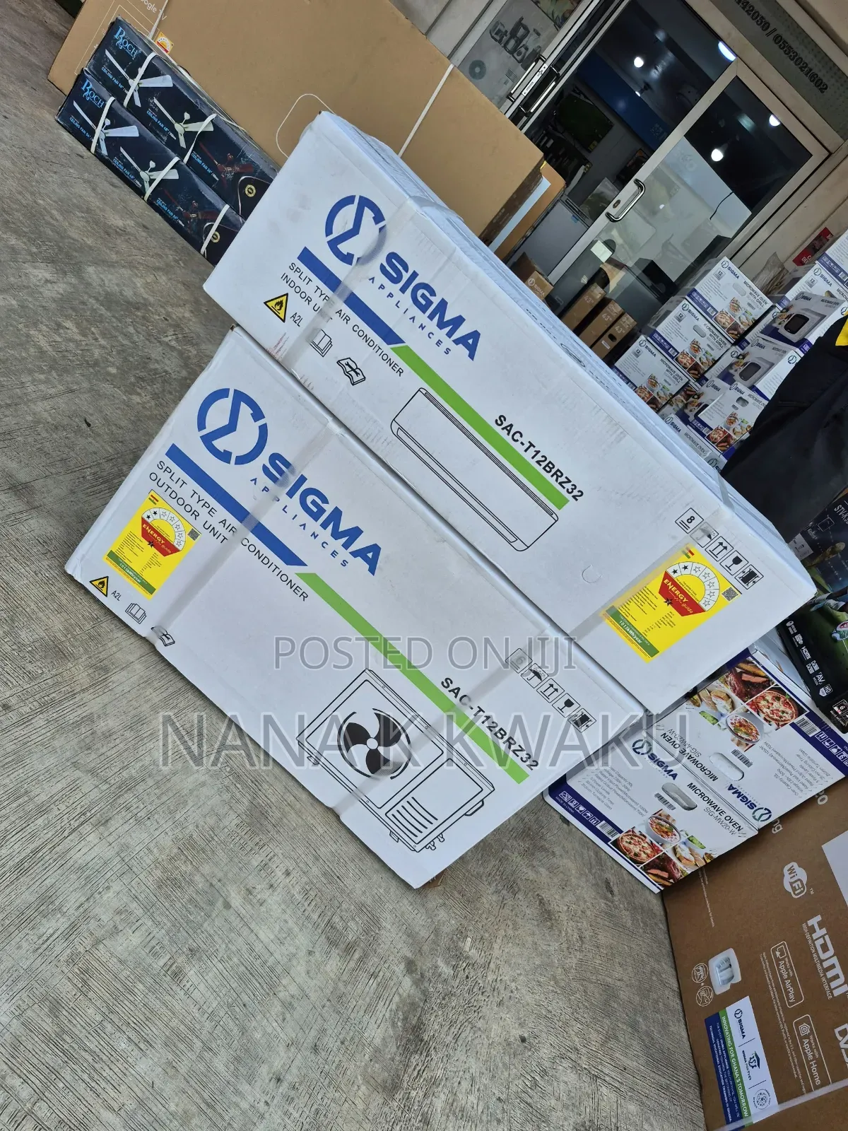 White Sigma 1.5hp Split Air Condition