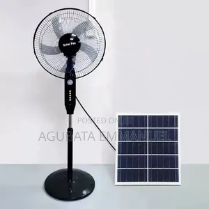 Rechargeable Solar Standing Fan