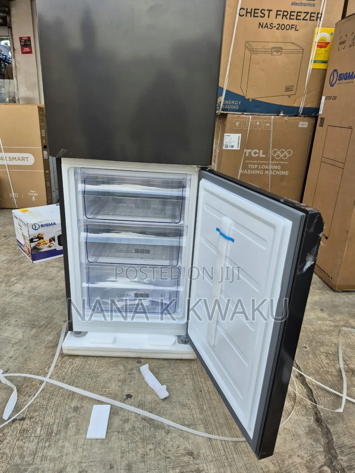 Sigma 260litres Double Door Fridge