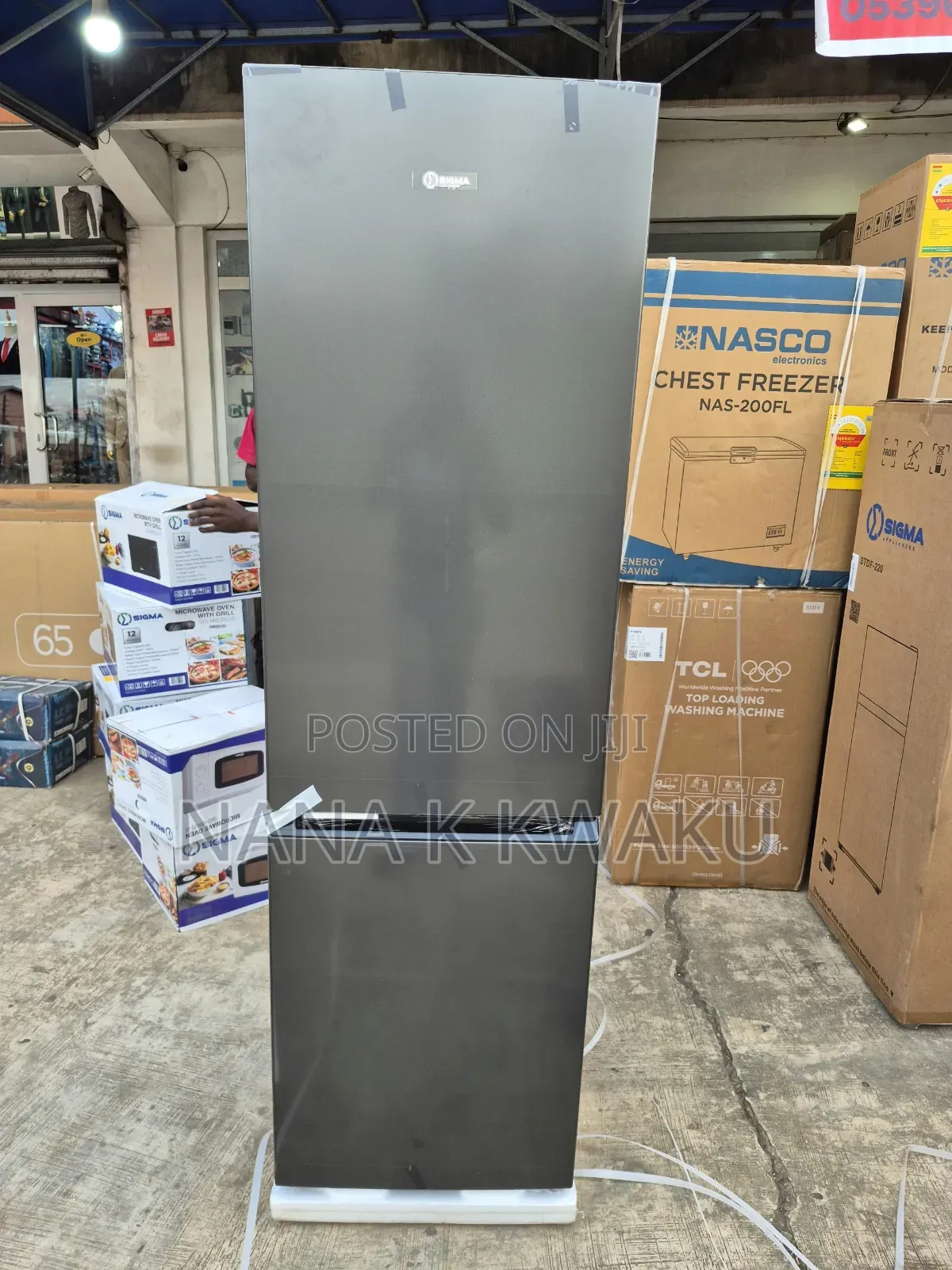 Sigma 260litres Double Door Fridge