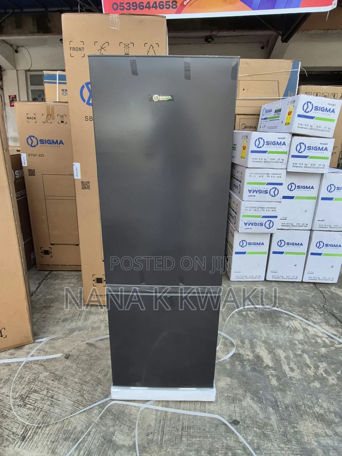Sweet Sigma 159litres Fridge With Down Freezer