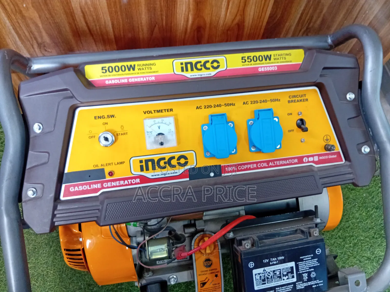 INGCO 5000W Generator – Reliable Petrol Generator