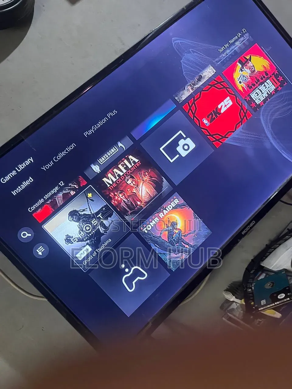 PS5 Slim Standard(disc) Online and Offline Games and Active Ps Plus