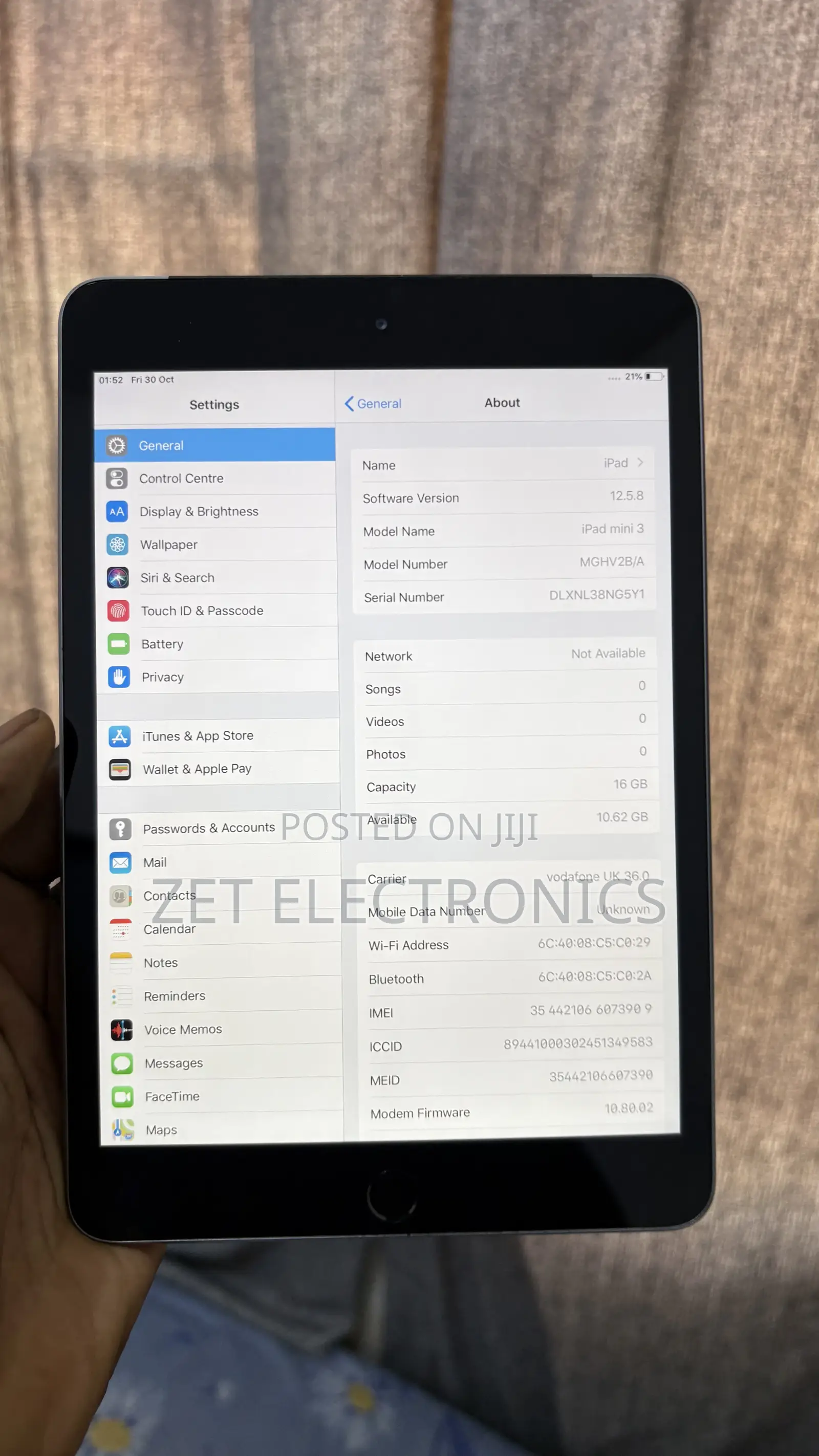 Apple iPad mini 3 16 GB Silver