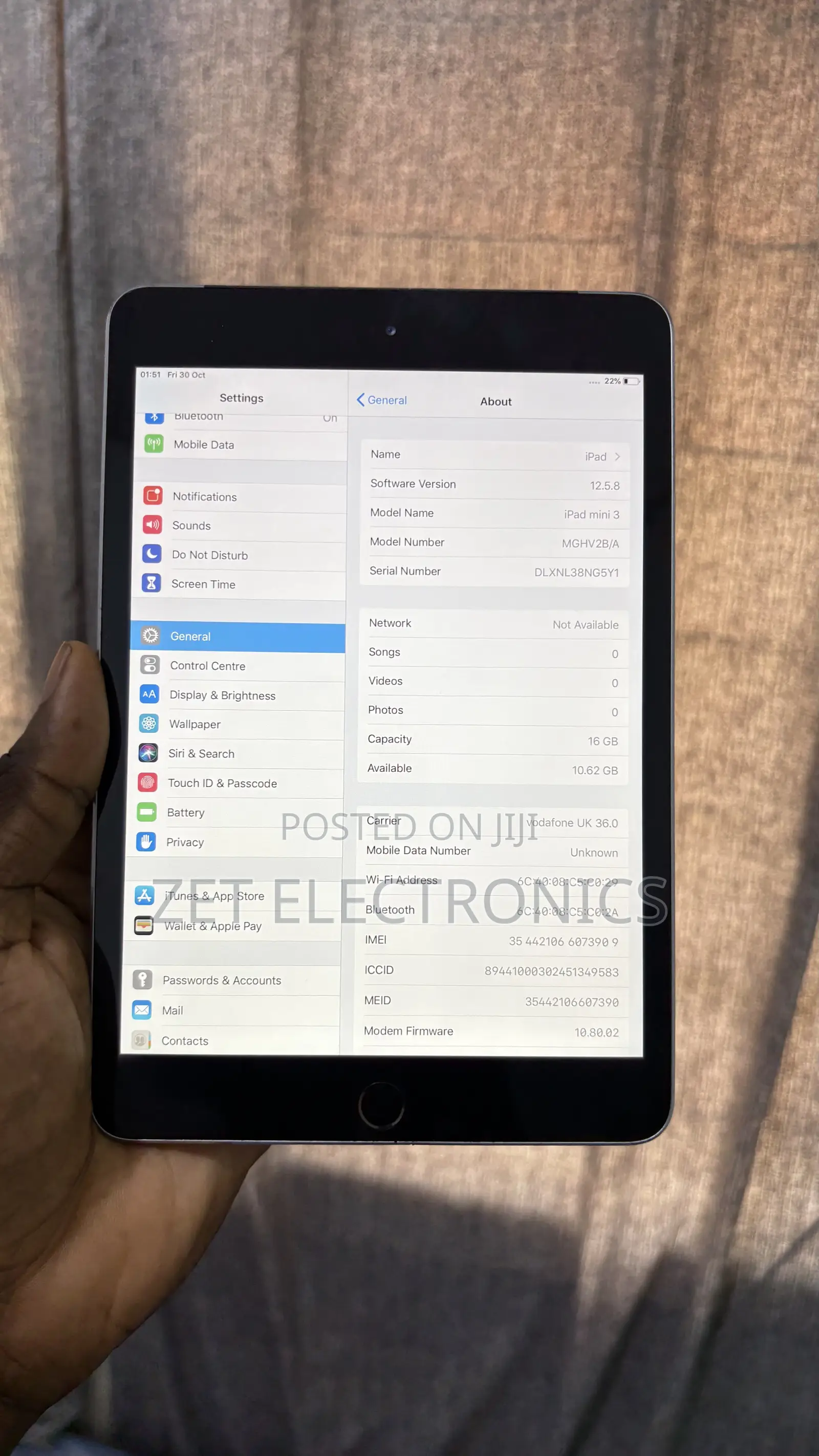 Apple iPad mini 3 16 GB Silver