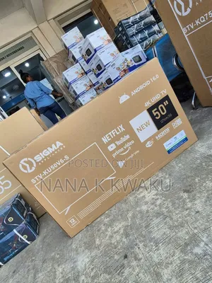 Sigma 50inches Smart 4k Digital Satellite TV