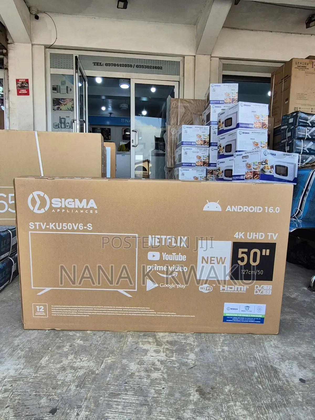 Sigma 50inches Smart 4k Digital Satellite TV