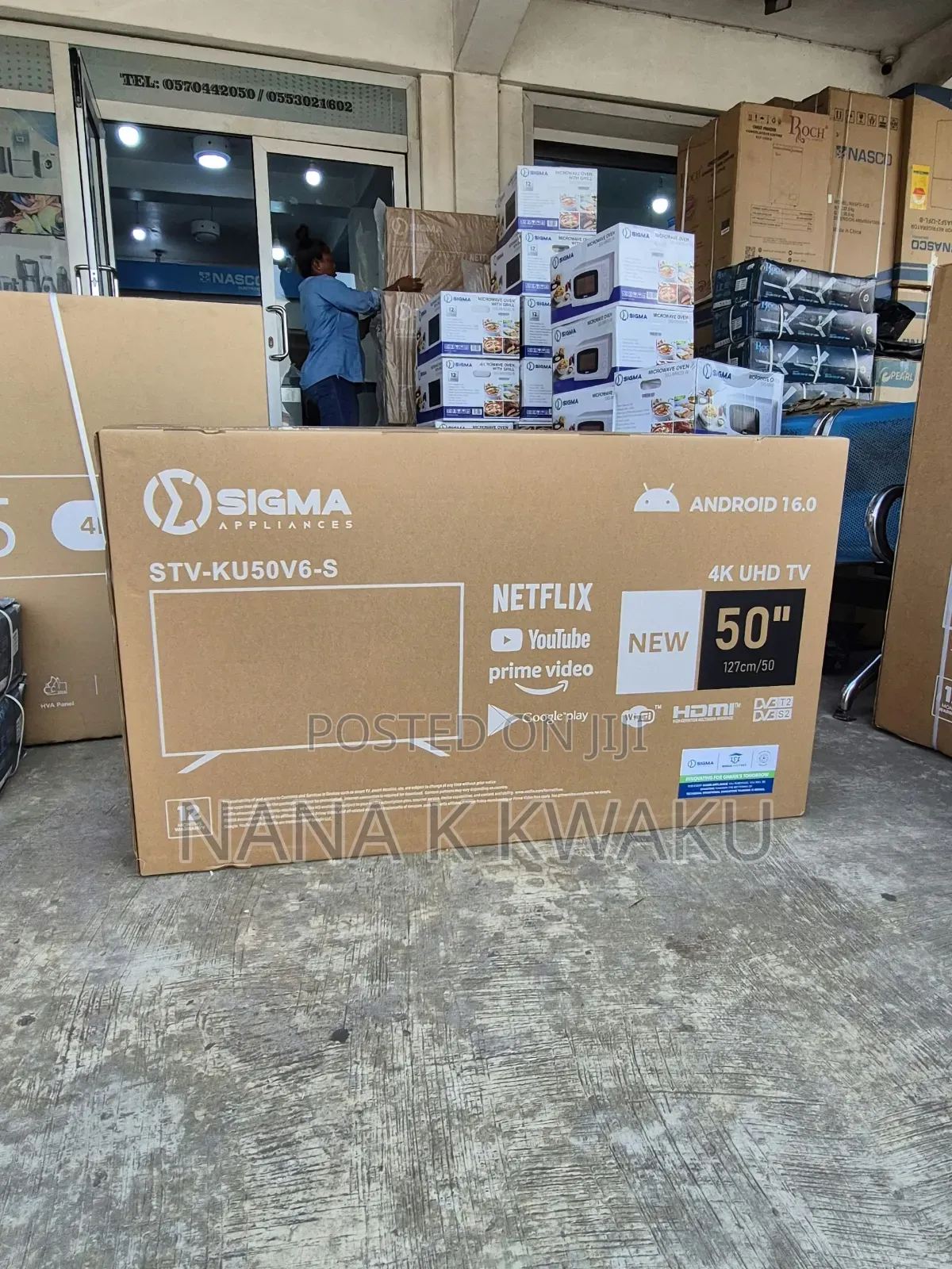 Sigma 50inches Smart 4k Digital Satellite TV