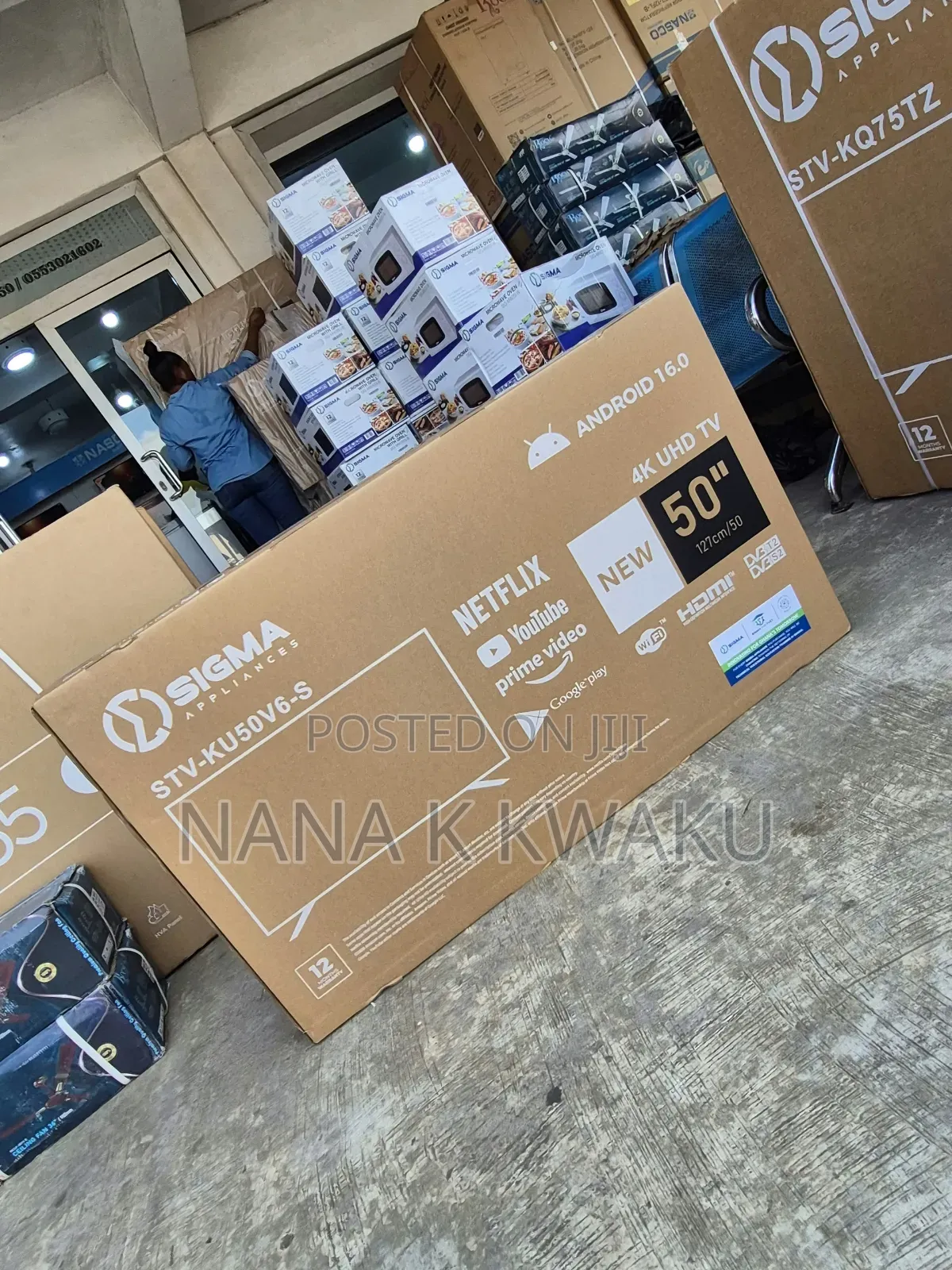 Sigma 50inches Smart 4k Digital Satellite TV