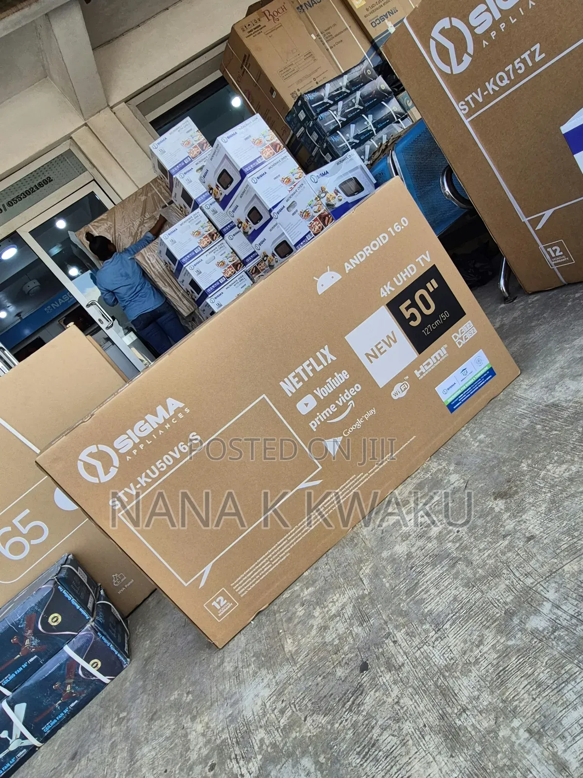 Sigma 50inches Smart 4k Digital Satellite TV