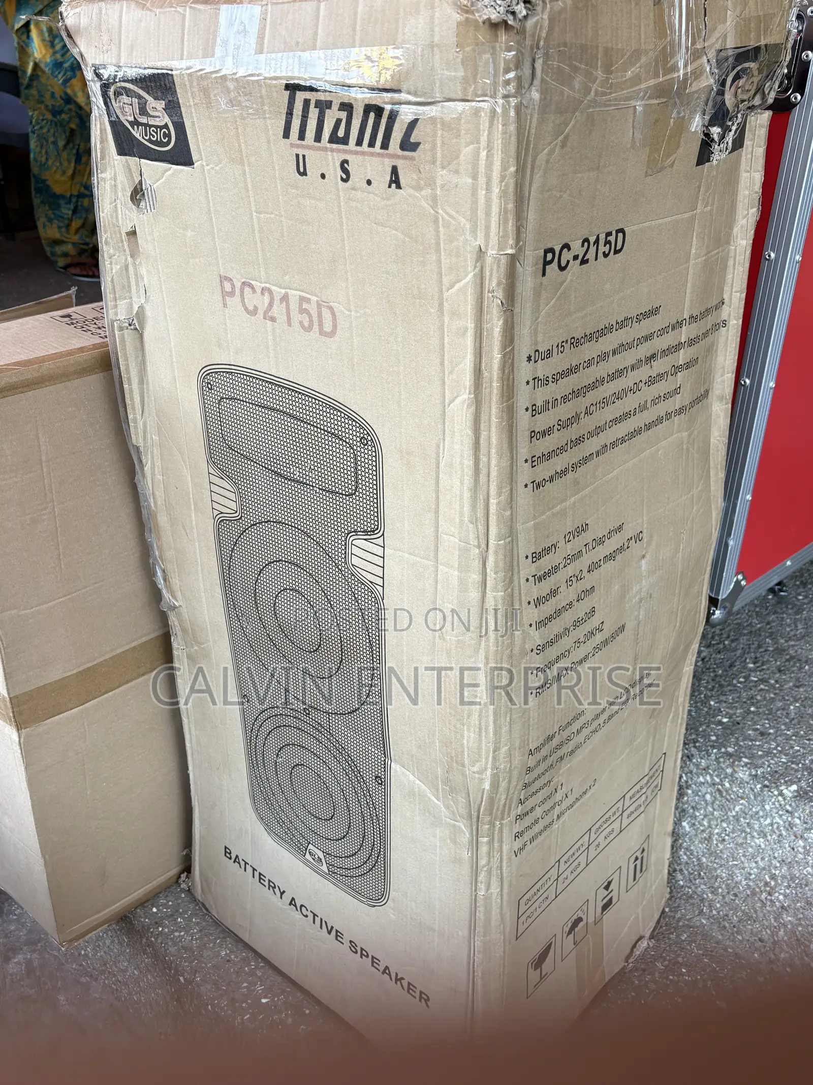 GLS 2*15inches Battery Active Speaker