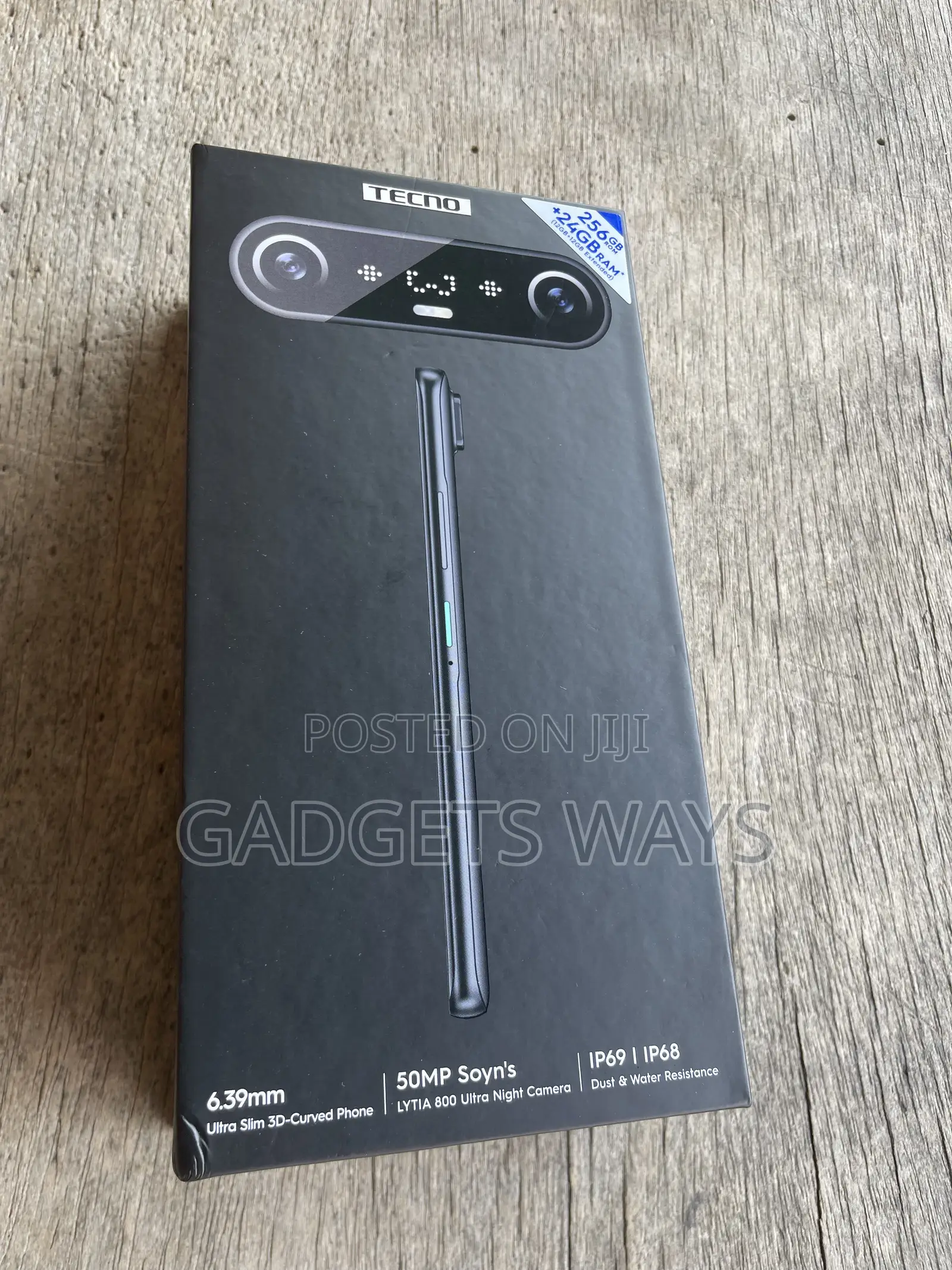 New Tecno Camon Slim 256 GB Black