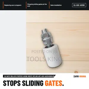 Ca Gate Roller Stopper 40X60 White Nylon Art.450 Aac045 - CA-450-40X60