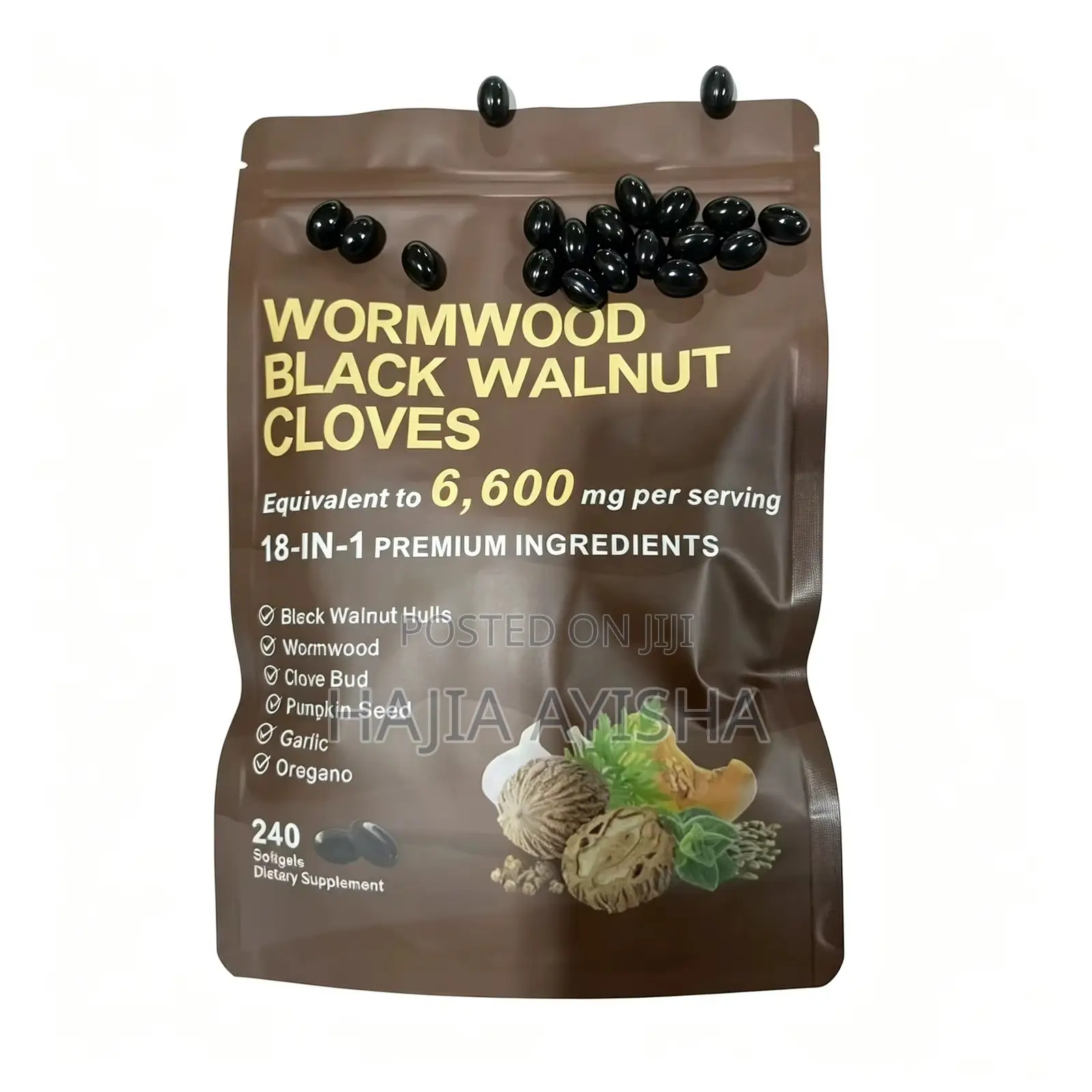 Wormwood, Black Walnut Cloves