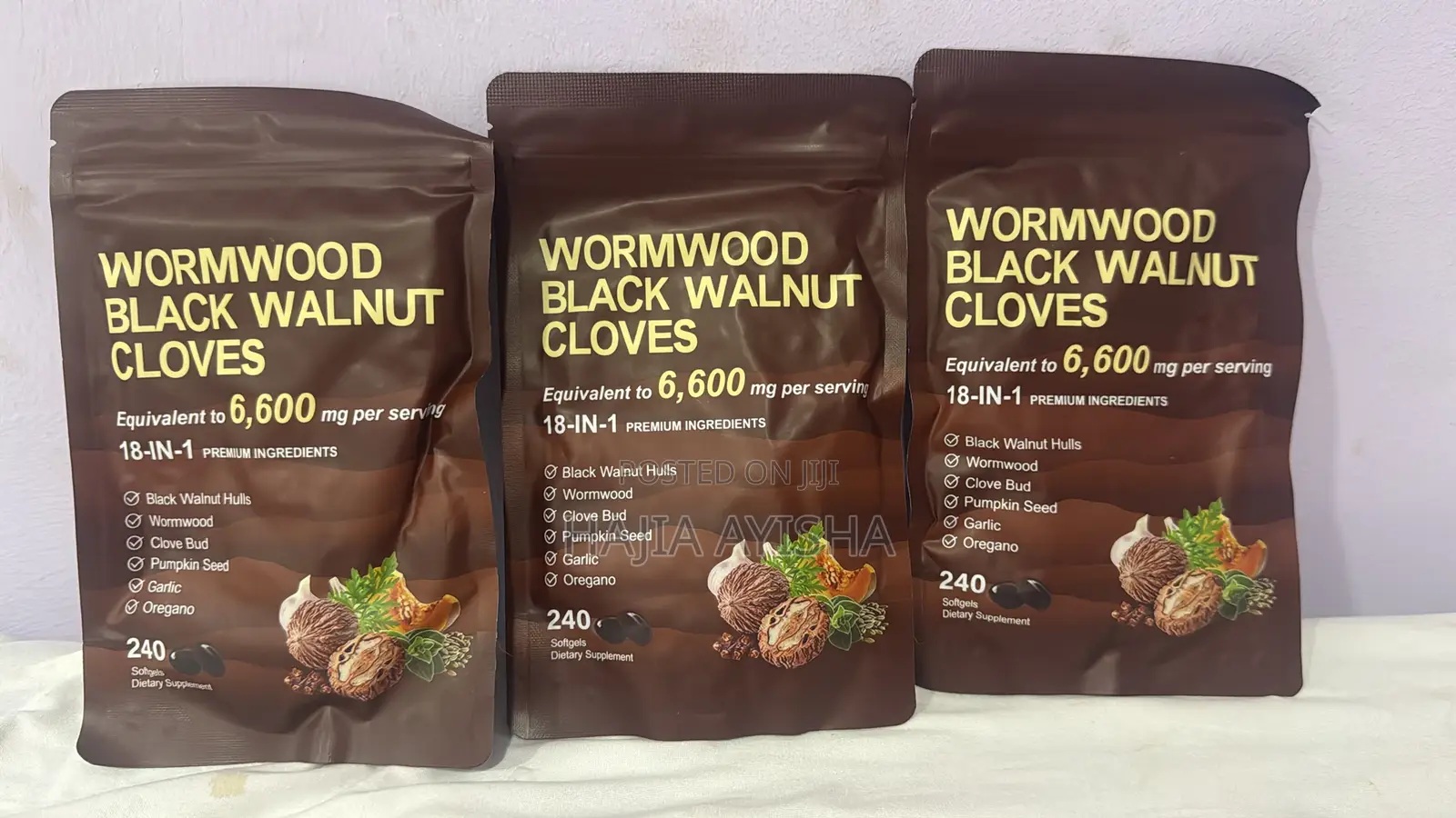 Wormwood, Black Walnut Cloves