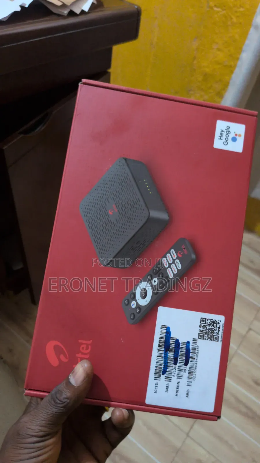 Android TV Box With Inbuilt Router (Free Sports & Movies)