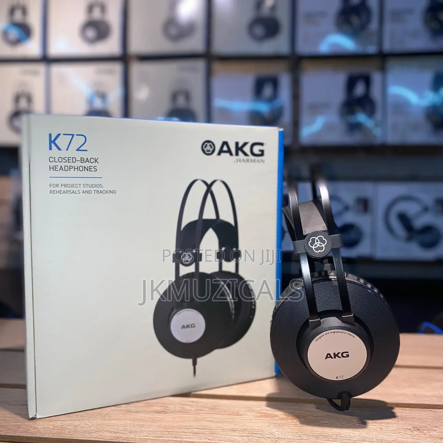 Studio Headset_ AKG K72_ Closed-Back Headphone