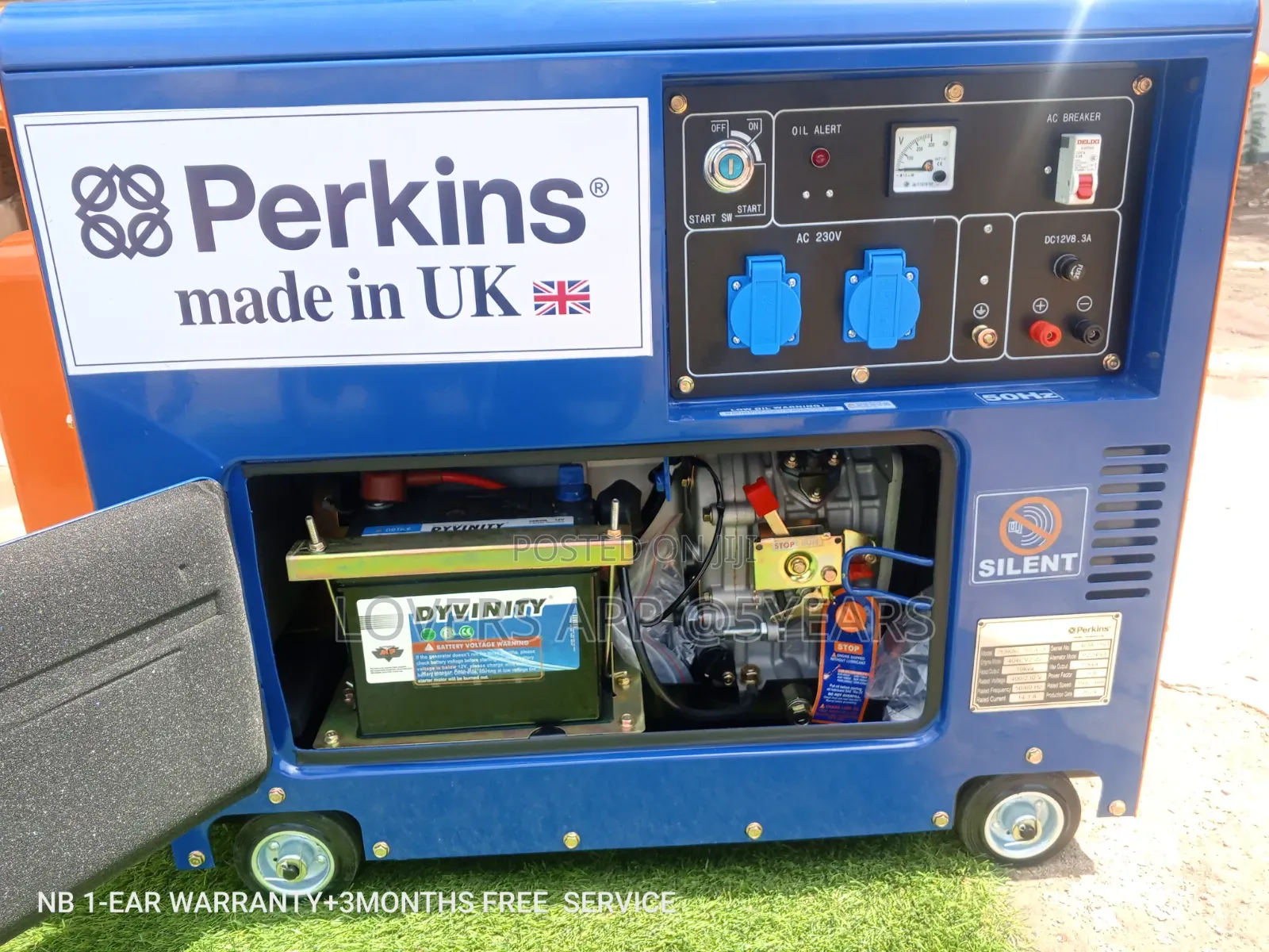 10kva Capable Perkins Generator Quality and Powerful