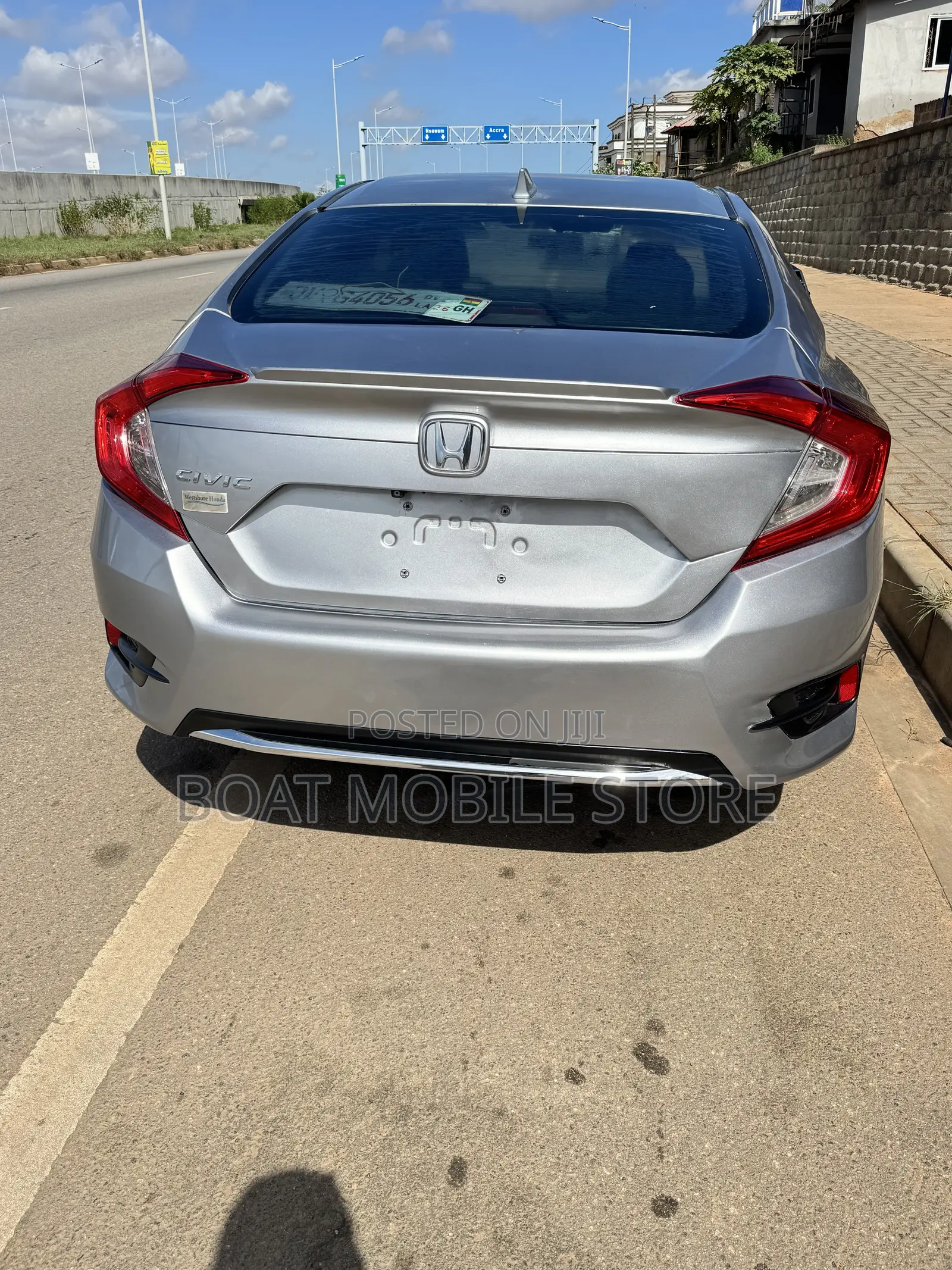 Honda Civic EX Sedan 2019 Silver