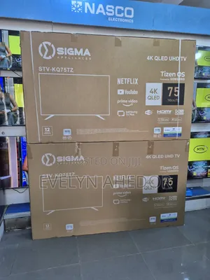 75 Inches Sigma Qled 4k UHD Brand New for Sale