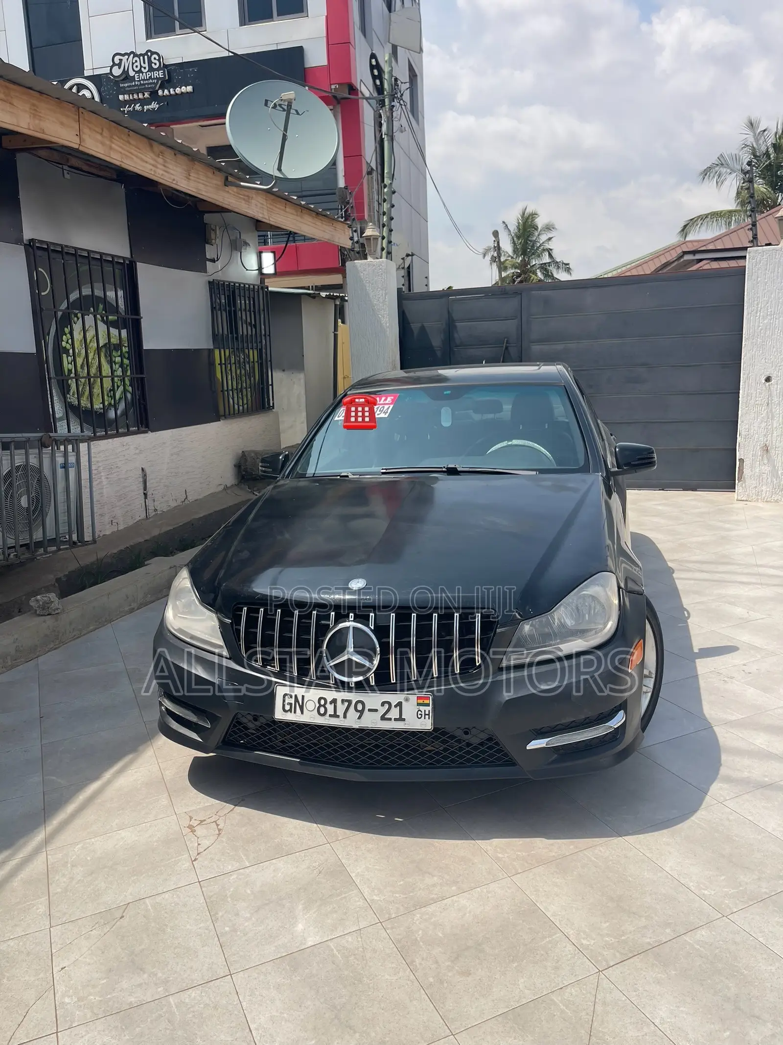 Mercedes-Benz C300 Sport 4Matic Sedan AWD (3.5L 6cyl 7A) 2013 Black