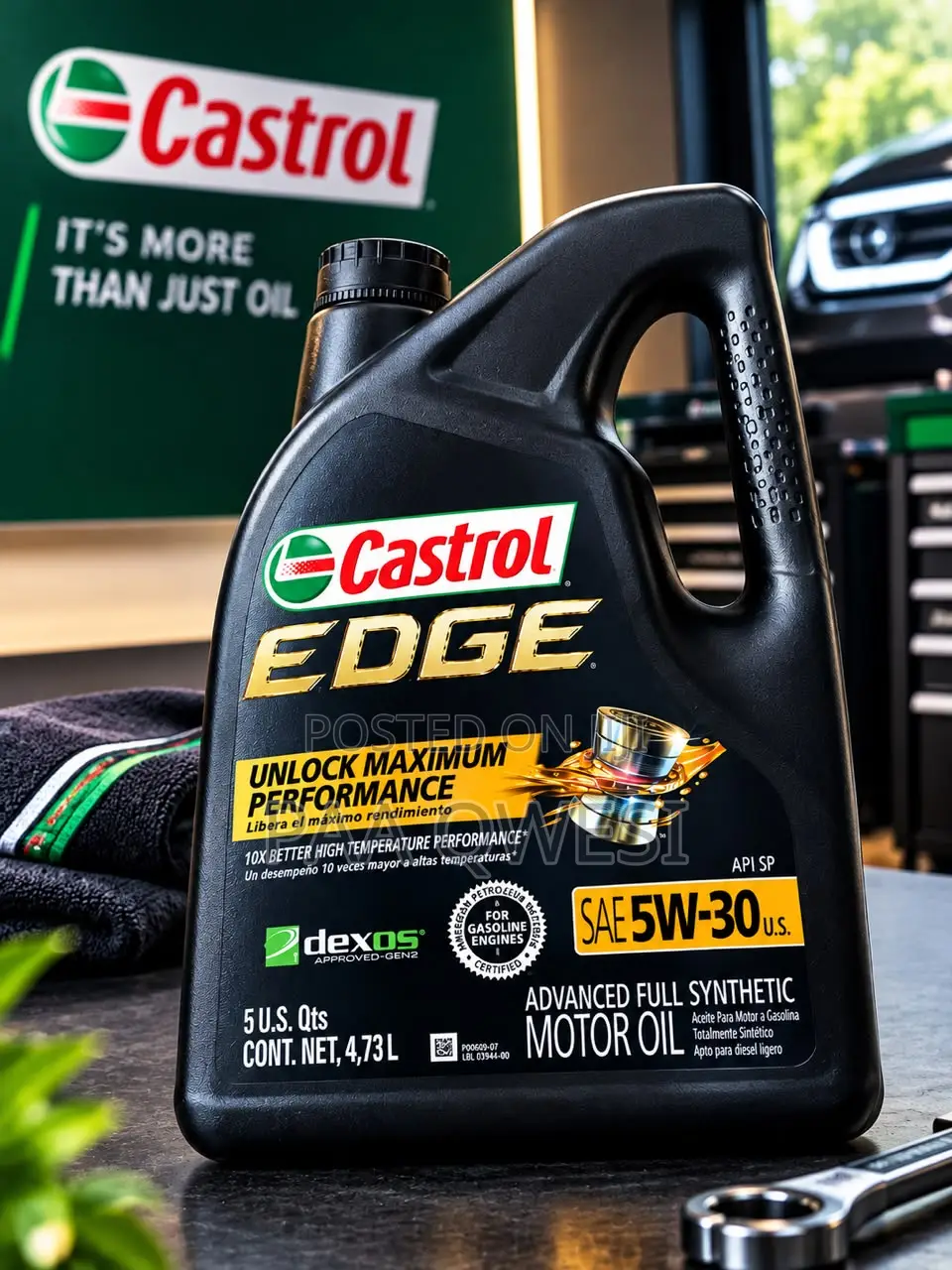 Original Castrol EDGE Advanced Full Synthetic Oil 5w-30