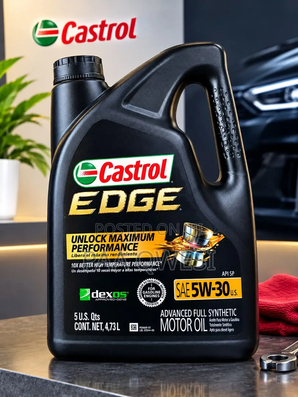 Original Castrol EDGE Advanced Full Synthetic Oil 5w-30