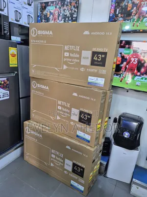New Model of Sigma 43 Inches Smart Android TV With Free Wall Mount