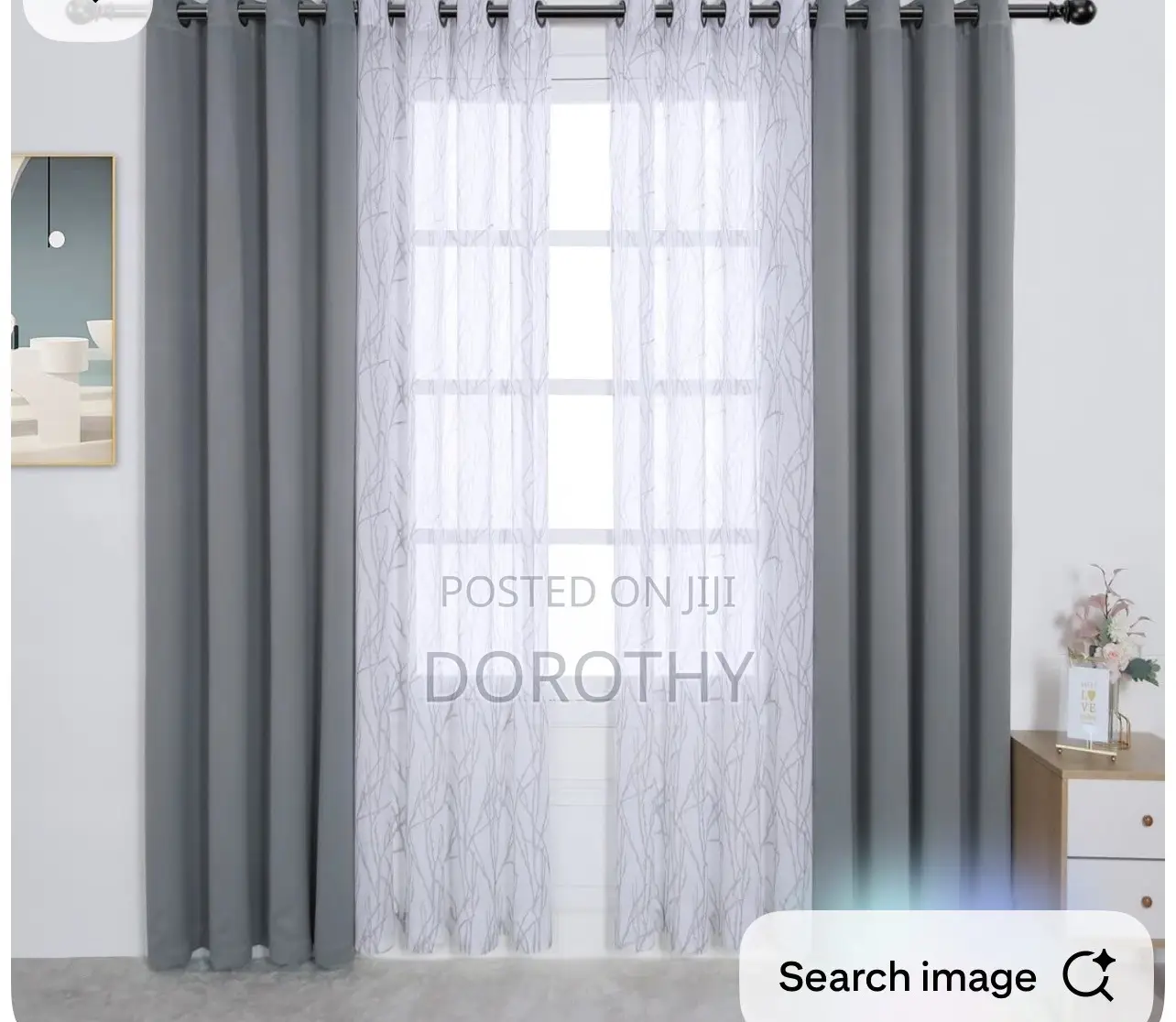 Plain White Voile Curtains