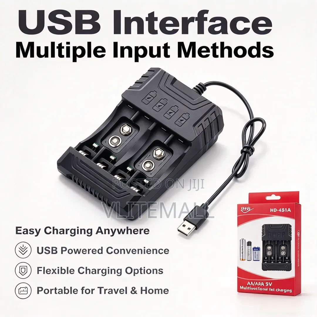 PUJIMAX 4slot Battery Charger