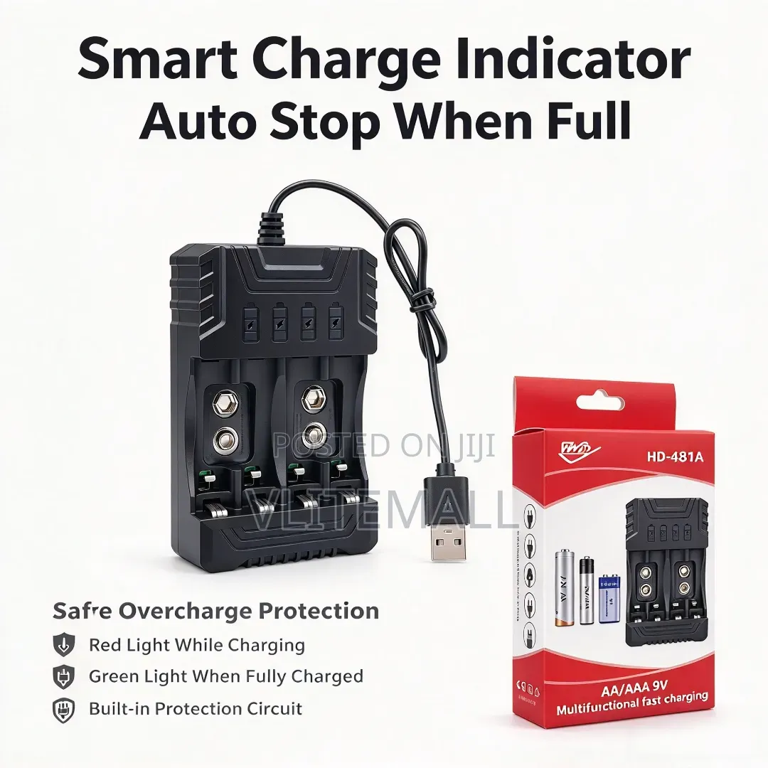 PUJIMAX 4slot Battery Charger