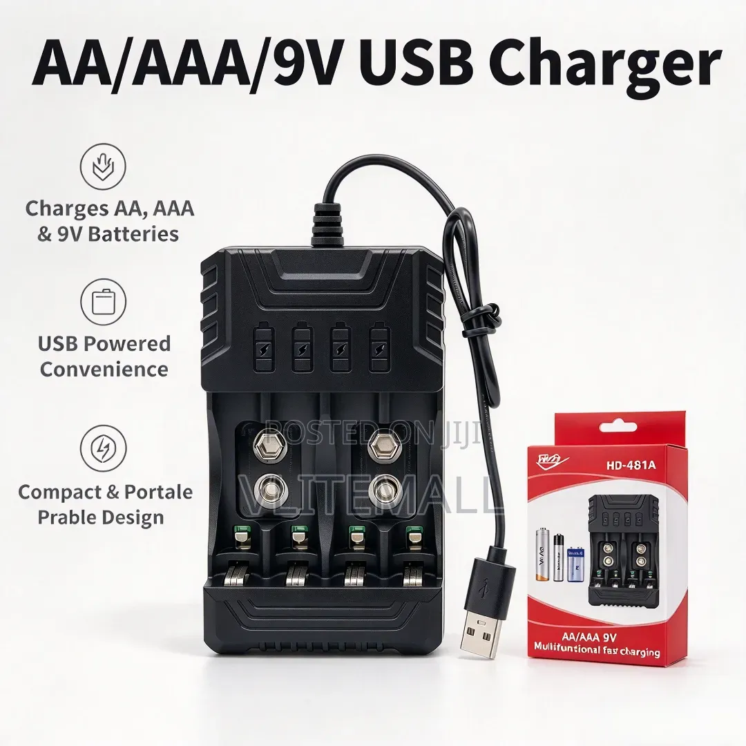 PUJIMAX 4slot Battery Charger