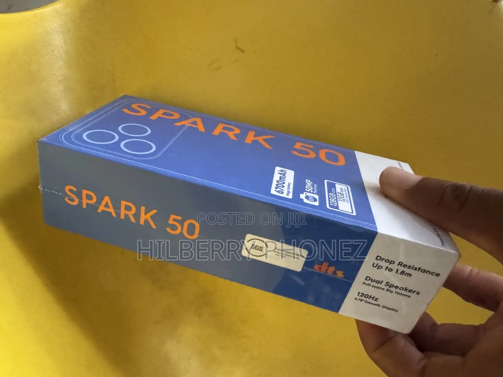 New Tecno Spark 50 128 GB Blue