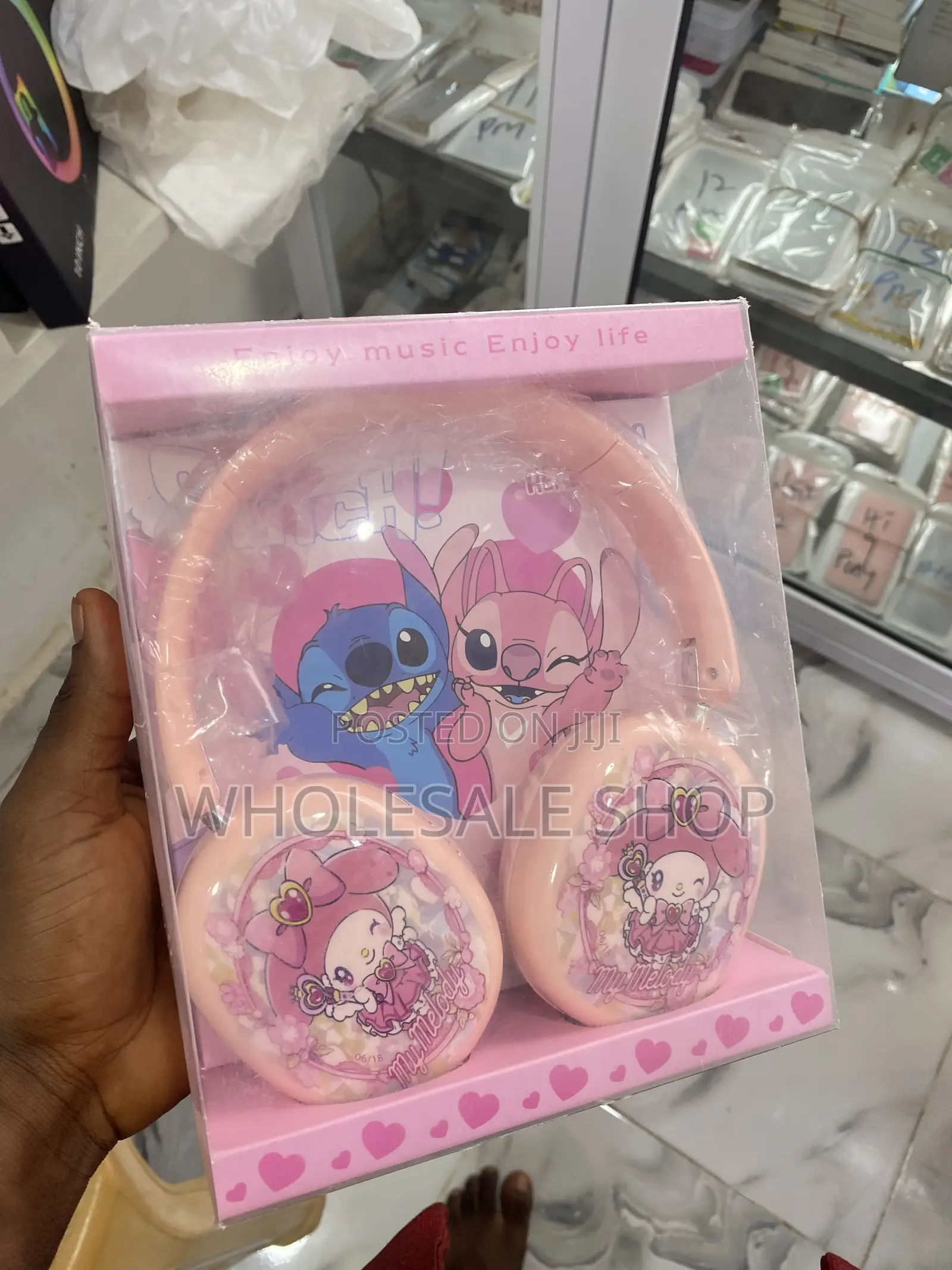Pink Headphones